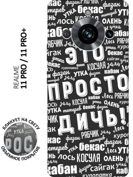 Матовый чехол This is just a rubbish! W для Realme 11 Pro / 11 Pro+ ...