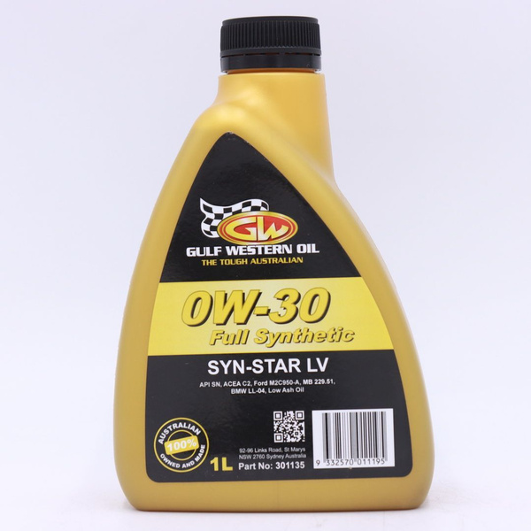 Масло моторное GULF WESTERN OIL 0W-30 Синтетическое - купить в интернет ...