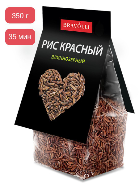 Рис красный длиннозерный Bravolli! 350г - купить с доставкой по ...