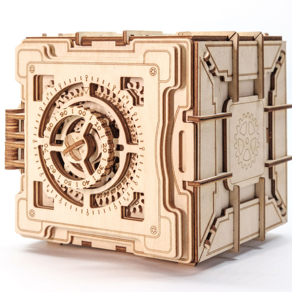 Технократ / Деревянный конструктор Сейф, сборная модель из дерева, 3D ...