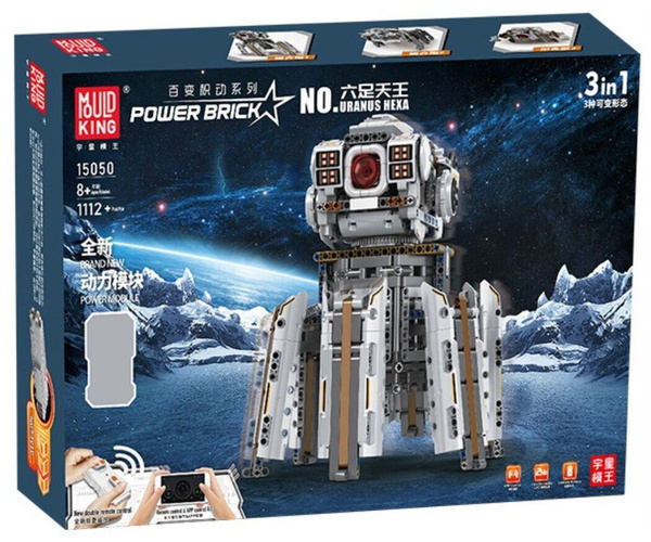 Конструктор для мальчика Космический робот Uranus Heka 3 в 1 Mould King ...
