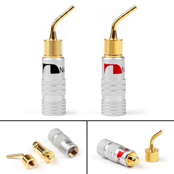 Разъем акустический BANANA (БАНАН) "булавка" 2мм, "TIP" штекер металл ...