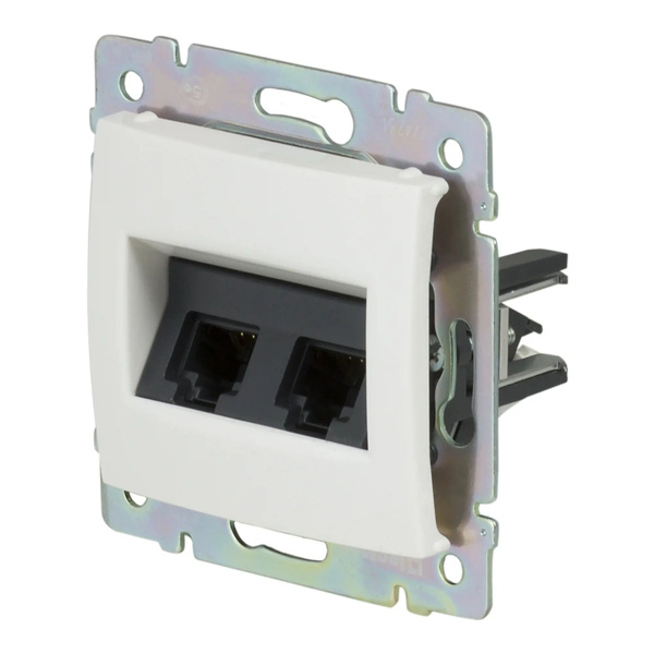 Розетка компьютерная двойная встраиваемая Legrand Valena RJ45 UTP cat 5 ...