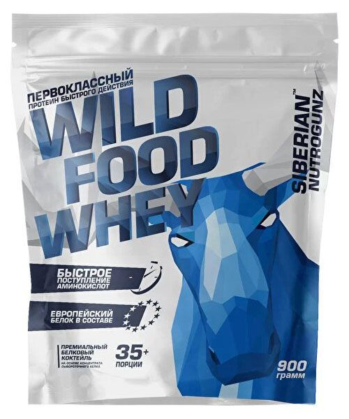 Сывороточный протеин Wild Food Whey Siberian Nutrogunz (Двойной шоколад ...
