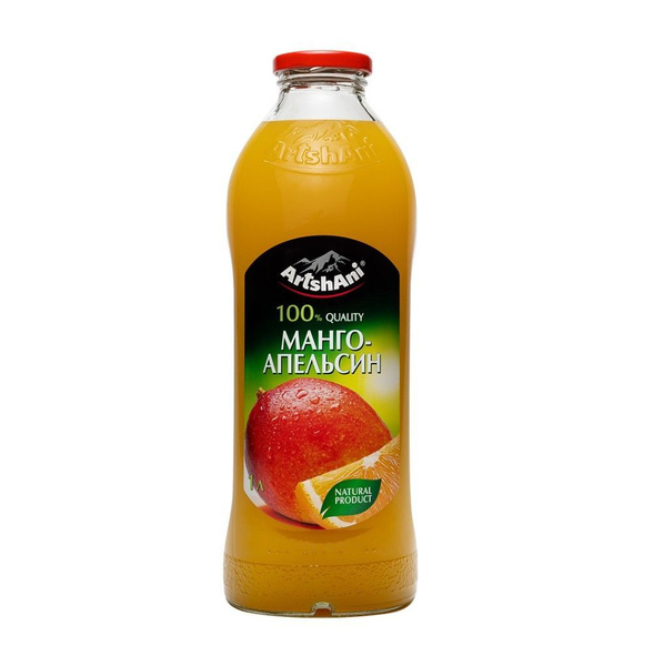 Нектар "Манго-Апельсин" ArtshAni 1 л, Россия - 1 шт. - купить с ...
