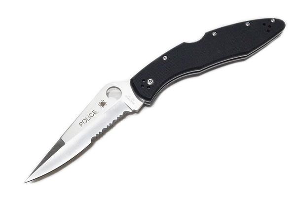 Нож складной Spyderco Police серрейтор - купить с доставкой по выгодным ...