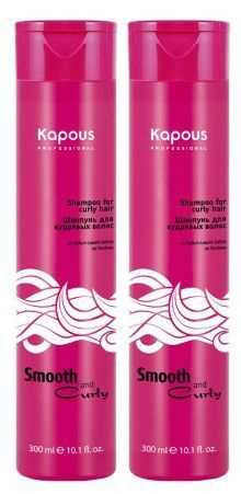 Kapous Набор для кудрявых волос Smooth and Curly (шампунь 300 мл ...