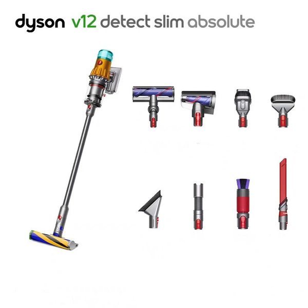 Беспроводной пылесос Дайсон Dyson V12 Detect Slim Absolute серый ...