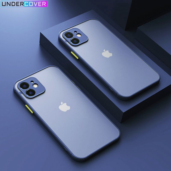 Матовый чехол для iPhone 11 с защитой камеры, темно-синий / Чехол на ...