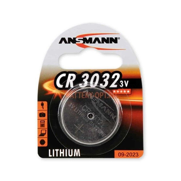 Батарейка CR3032 Ansmann (Литиевая) Германия. 1 шт. - купить с ...
