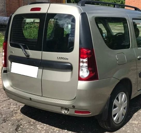 Бампер задний Лада Ларгус (LADA Largus) СЕРЫЙ БАЗАЛЬТ-242 - купить с ...