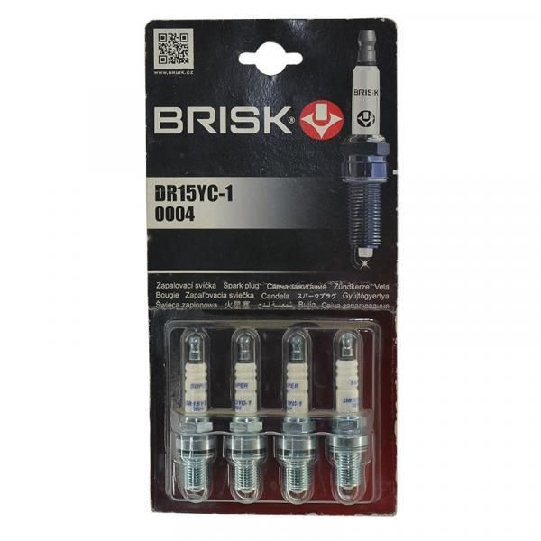 Комплект свечей зажигания BRISK Комплект свечей зажигания BRISK DR15YC ...