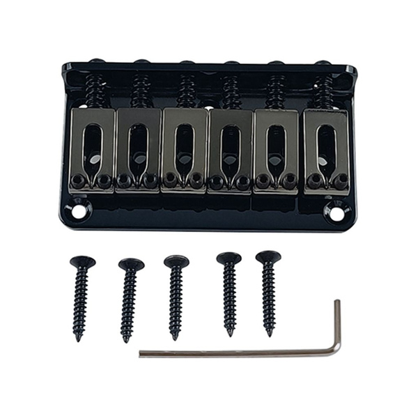 Гитарный бридж, 6-струнный фиксированный хардтейл из цинкового сплава с ...