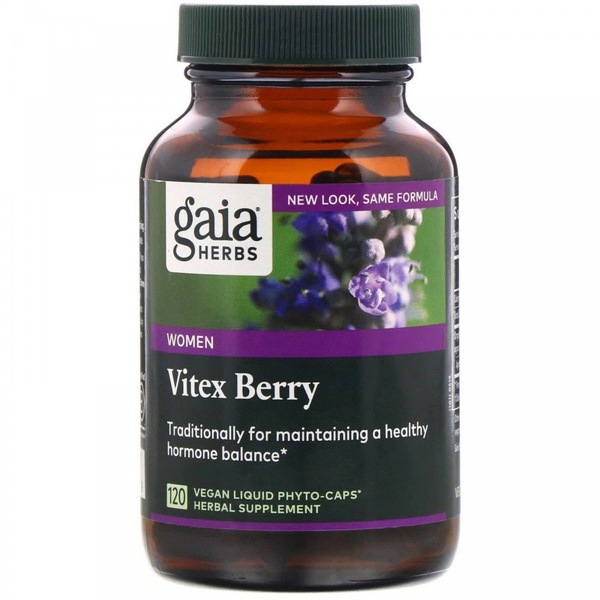 Gaia Herbs, Витекс для женщин, 120 растительных капсул Phyto-Caps с ...
