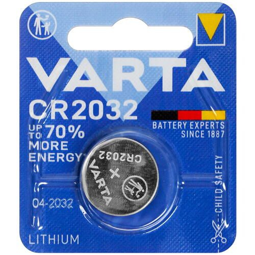 Varta Батарейка CR2032, Литиевый тип, 3 В, 1 шт - купить с доставкой по ...