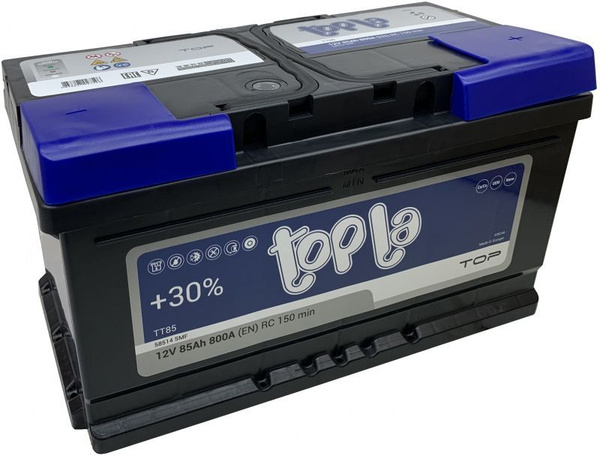 Аккумулятор автомобильный Topla Top 118685 Обратная полярность, низкий ...