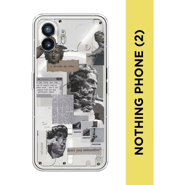 Силиконовый чехол на Nothing Phone (2) / Нотинг Фон (2) "Коллаж ...