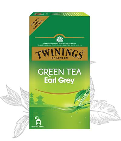 Зеленый чай Twinings Green Tea Earl Grey 1.6г x 25 пак - купить с ...