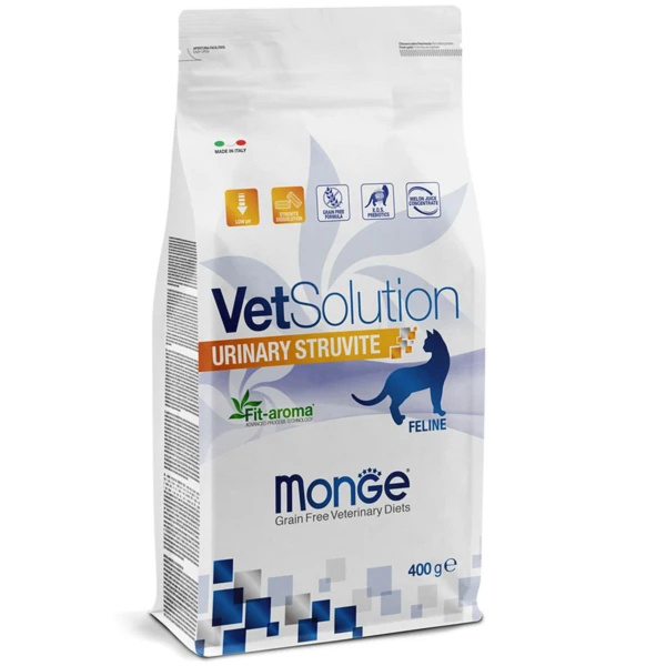 Monge Корм для кошек VetSolution Cat Urinary Struvite 400г - купить с ...