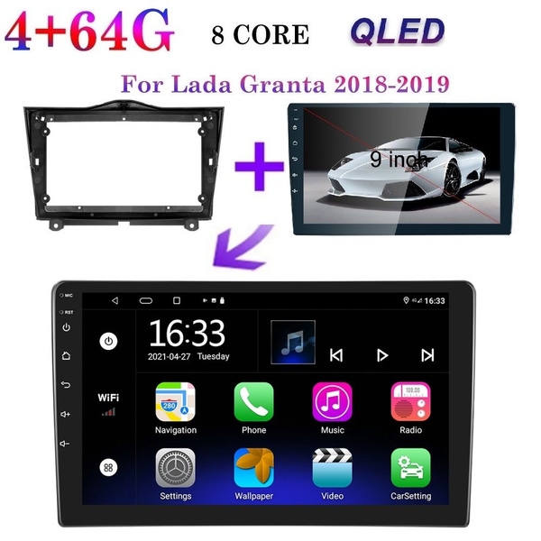 4+64G Android12 Автомагнитола для LADA GRANTA/ЛАДА ГРАНТА (2018-2019 ...