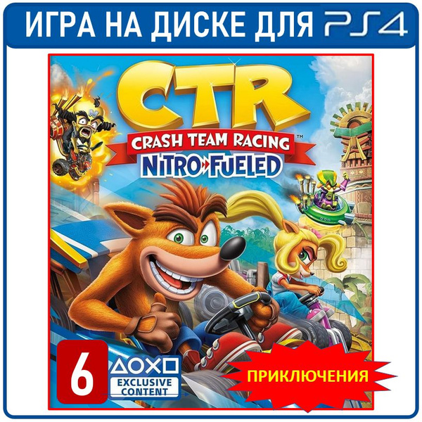 Игра Crash Team Racing Nitro-Fueled (PlayStation 4, Английская версия ...