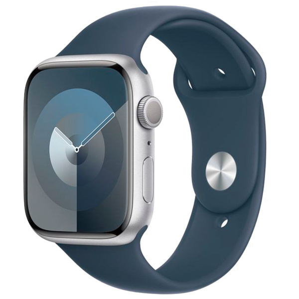 Купить смарт-часы Apple Watch S9 45mm Silver Aluminium/White S/M (MR9D3 ...