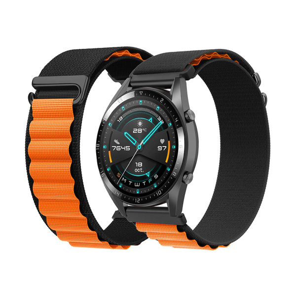 Нейлоновый Ремешок для часов Huawei Watch GT/ GT2/ GT3 46мм, Тканевый ...