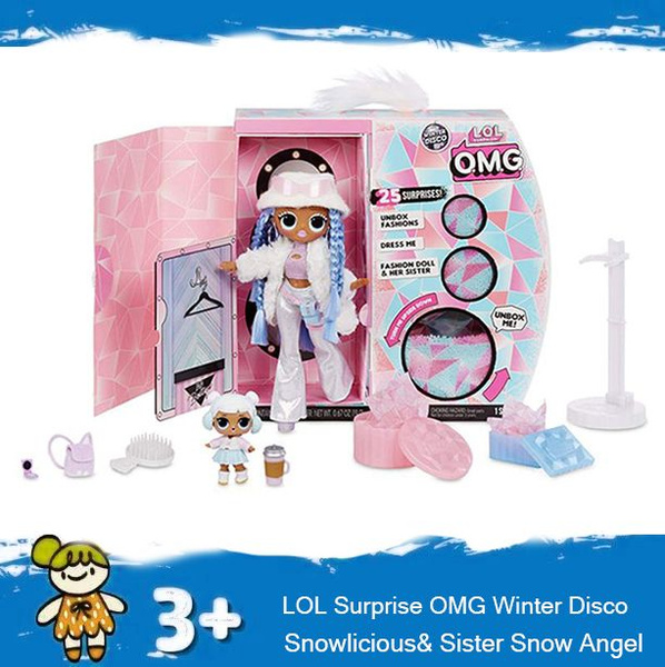 LOL Surprise OMG Winter Disco Snowlicious& Sister Snow Angel