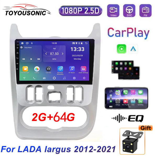 Штатная магнитола 2 дин Андроид Лада ларгус/Lada largus 2012-2020 2 ...