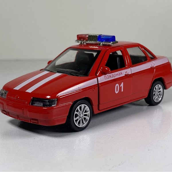 Модель металлической машины Лада 2110 Пожарная 1:36 - купить с ...