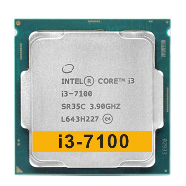 Процессор Intel i3 7100 Core i3 7-го поколения, OEM (без кулера), 2 яд ...