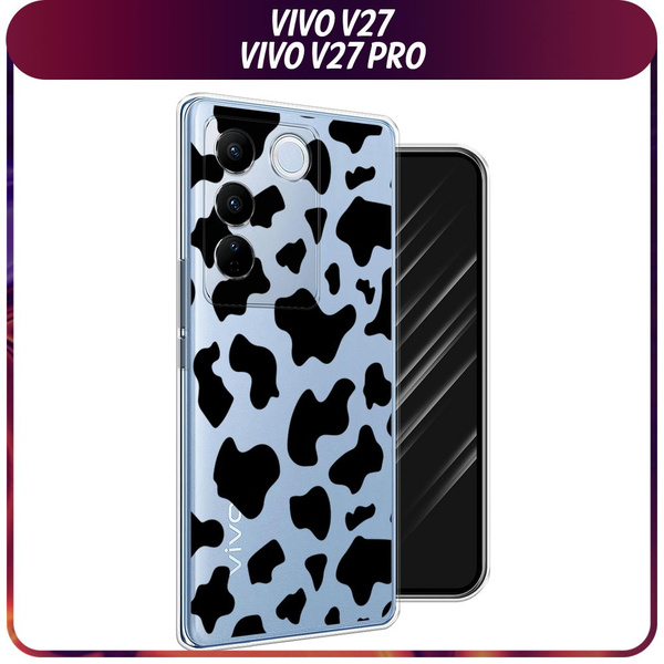 Силиконовый чехол на Vivo V27/V27 PRO / Виво V27/V27 Про "Черные пятна ...