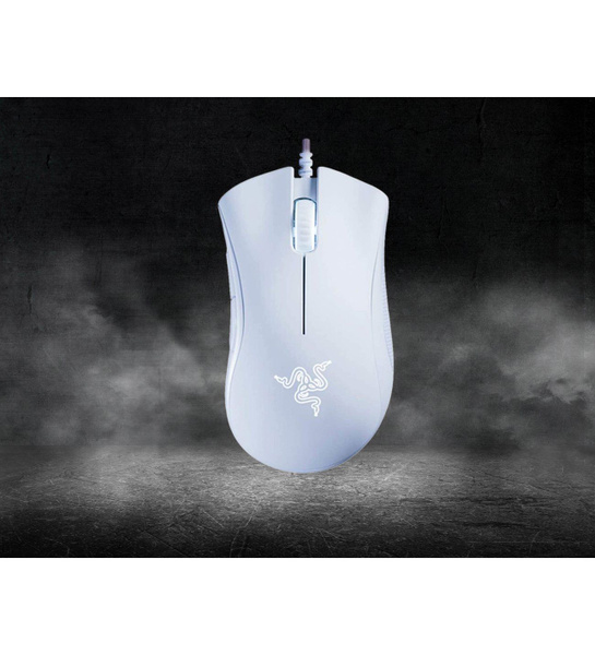 Игровая мышь Razer deathadder essential белая проводная мышь для плеера ...