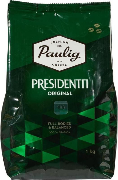 Paulig Presidentti Original, 1 кг Кофе в зернах - купить с доставкой по ...