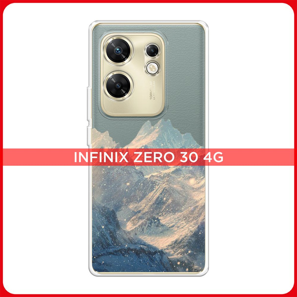 Силиконовый чехол на Infinix Zero 30 4G / Инфиникс Зеро 30 4G Горы арт ...