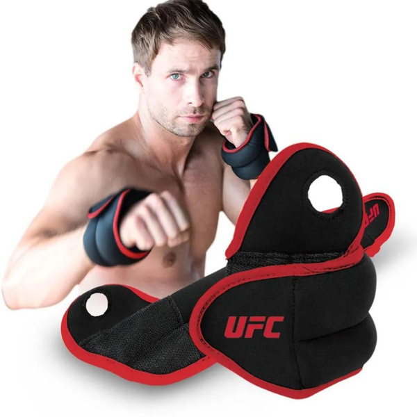 Утяжелители для рук UFC арт. UHA-69684 черно-красные, пара (2 шт по 1 ...