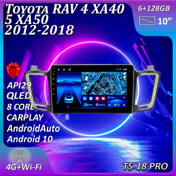 Штатная магнитола Multimedia Factory TS18PRO/6+128GB/ Toyota RAV 4 XA40 ...