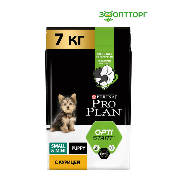 Сухой корм Pro Plan Opti Start для щенков мелких и карликовых пород с ...