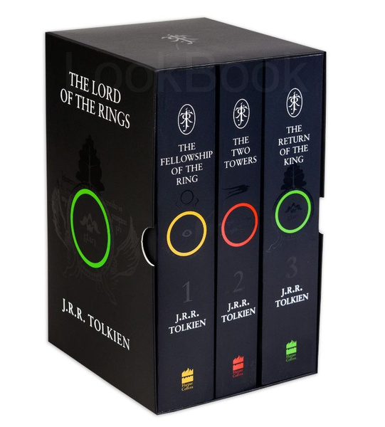 The Lord of the Rings box set 3 books / Tolkien book / Властелин Колец ...