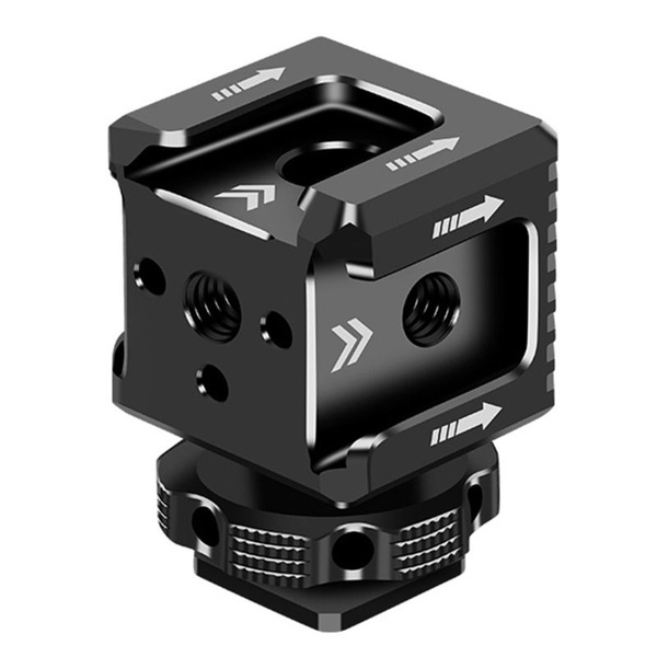 Тройной кронштейн для горячего башмака, винтовой адаптер 1/4 дюйма ...