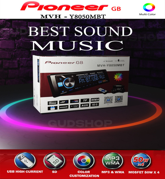 Автомагнитола Pioneer с Bluetooth 1 din /Процессорная магнитола Pioneer ...