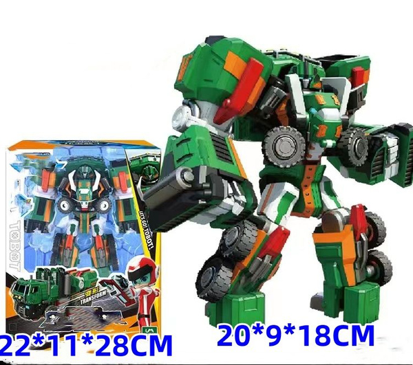 Пожарный робот-трансформер/20*9*18CM - купить с доставкой по выгодным ...