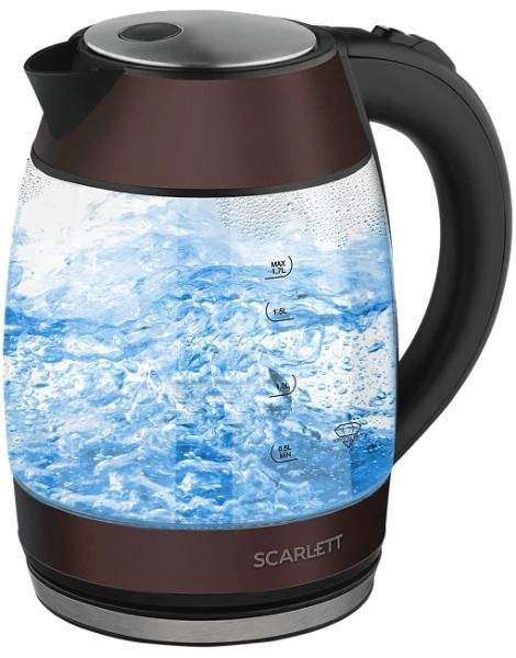 Купить электрический чайник Scarlett SC-EK27G100, Пластик/стекло по ...