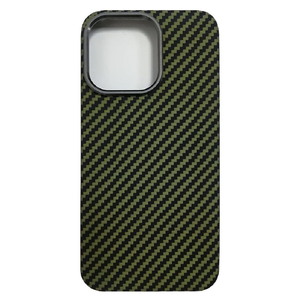 Чехол Apple iPhone 12-ProMax K-DOO Kevlar карбон зеленый - купить с ...