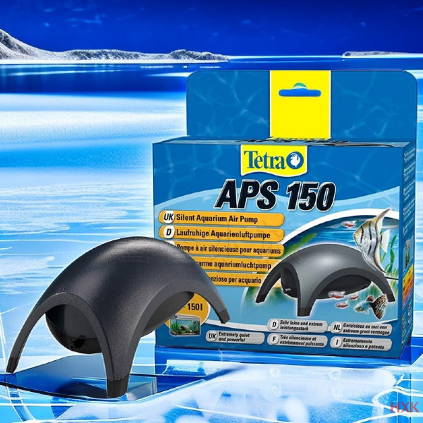 Компрессор для аквариума Tetra АРЫ 150 л/ч до 150л, один выход, черное ...