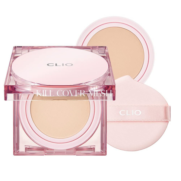 CLIO Кушон KILL COVER MESH GLOW CUSHION (тон 4 GINGER) spf 50+ pa ...