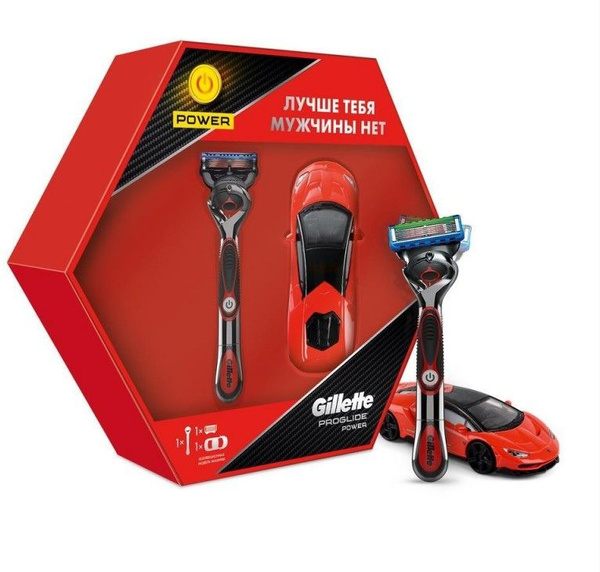 Gillette Подарочный набор (Gillette Станок Proglide Power с 1 сменной ...