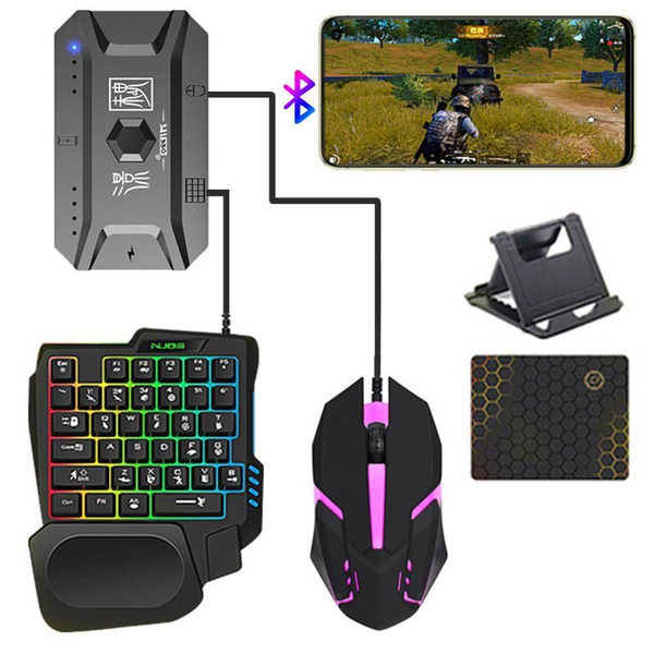 5 шт., игровая клавиатура, мышь, набор для мобильного телефона ...