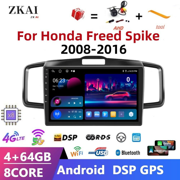Штатная магнитола 720P 4+64Гб для Хонда фрид/Honda Freed Spike 2008 ...
