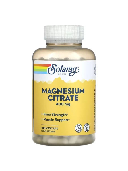 Magnesium Citrate Цитрат магния 400мг, 180 капсул - купить с доставкой ...